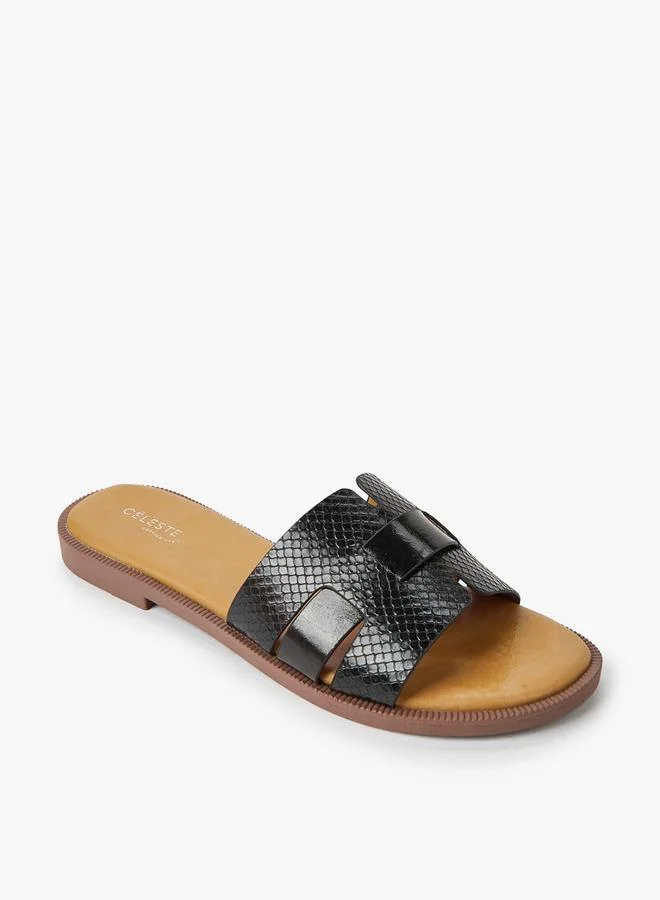 سيليست Women Textured Flat Sandals
